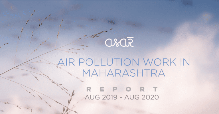 Air Pollution Work in Maharashtra: August 2019 – August 2020